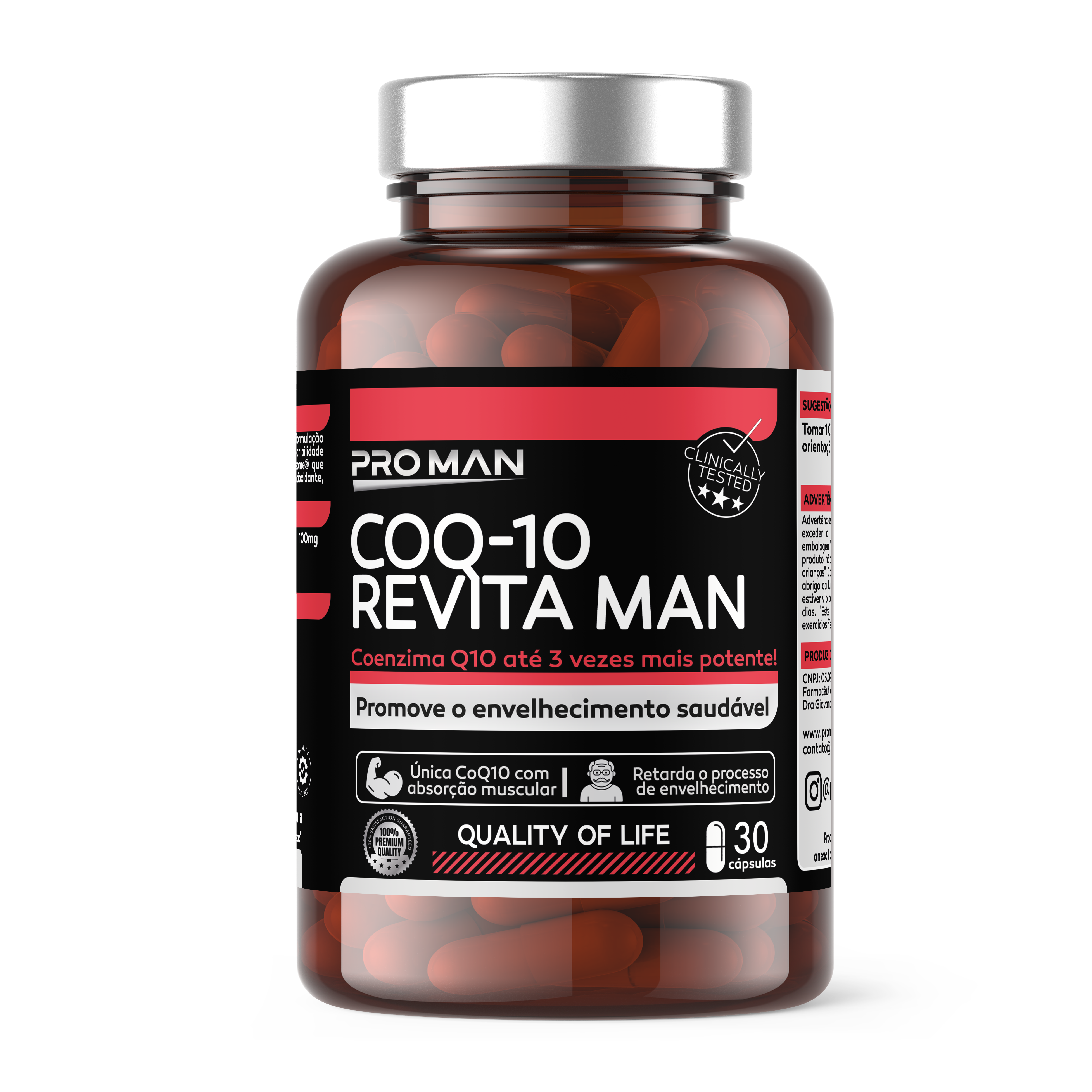COQ-10 (UbiQsome) REVITA MAN 30 Cáps